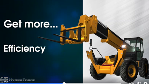 Vídeo: Produtos telehandler da HydraForce em destaque